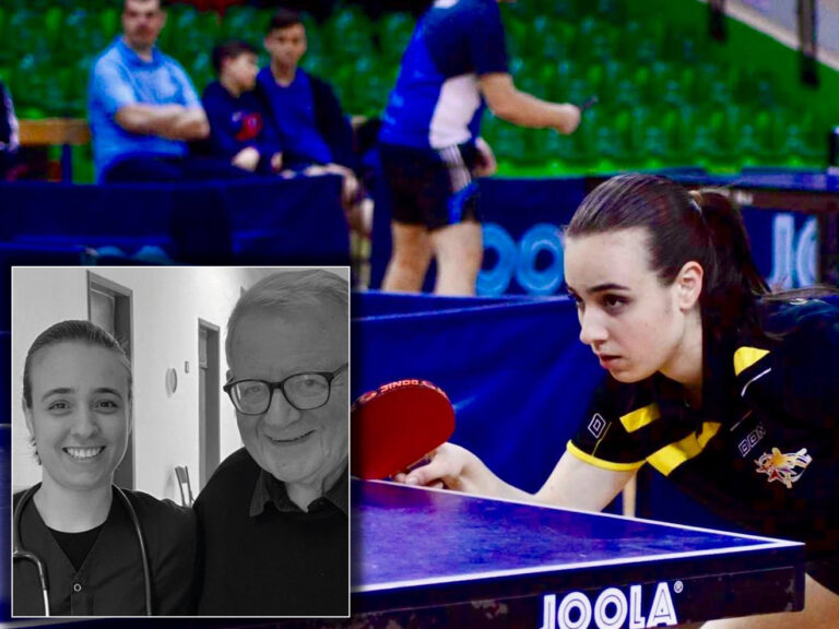 Waħda mill-aħjar plejers tat-table tennis tħalli kollox biex tieħu ħsieb residenti fid-Dar tal-Kleru