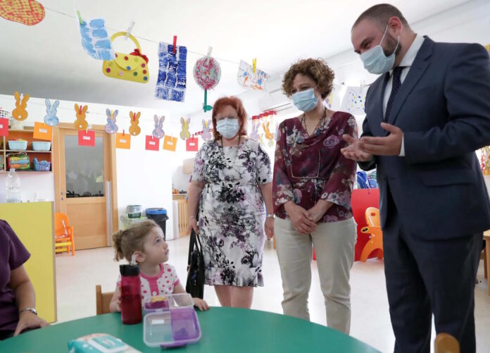 Minister for Education and Employment Owen Bonnici visits childcare centre