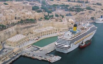 Fit-tielet kwart ta’ din is-sena 325,681 il-passiġġier waslu Malta fuq Cruiseliners