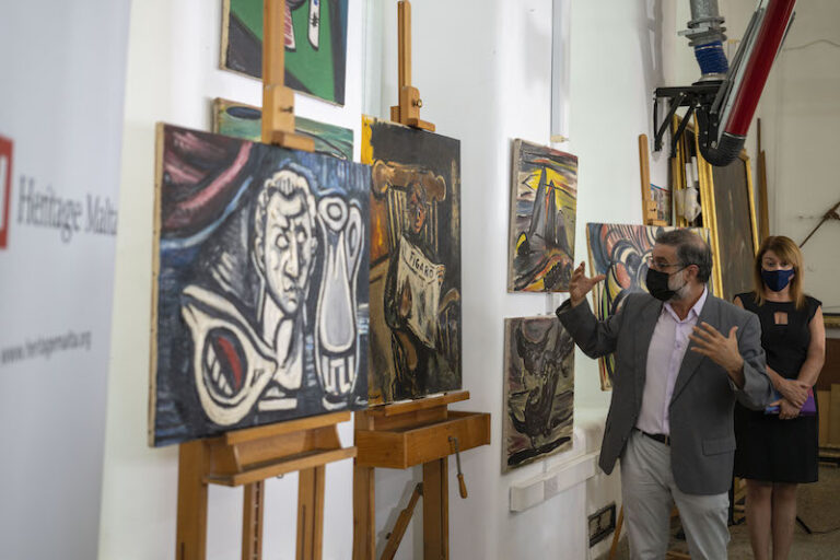 Xogħlijiet ta’ Giorgio Preca mislufin lil Heritage Malta biex jiġu esebiti għall-ewwel darba f’pajjiżna
