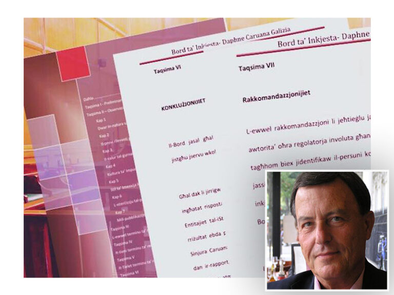 “It-taħsir fil-governanza msemmi fl-inkjesta skatta ferm qabel l-2013”