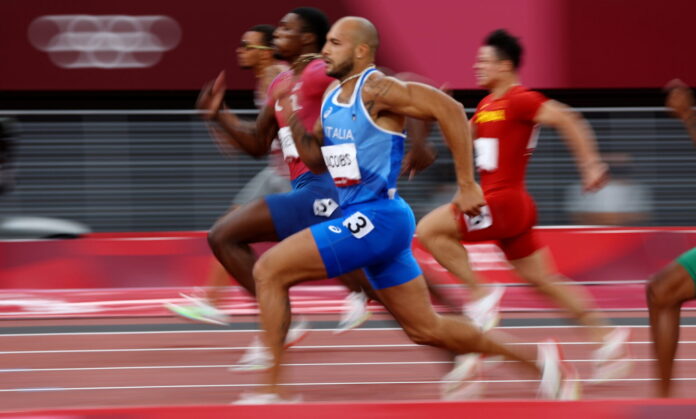 Athletics - Men's 100m - Final