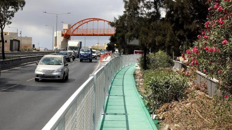 Infrastructure Malta tiftaħ rotot ġodda għall-mixi fi Triq it-Tiġrija, il-Marsa