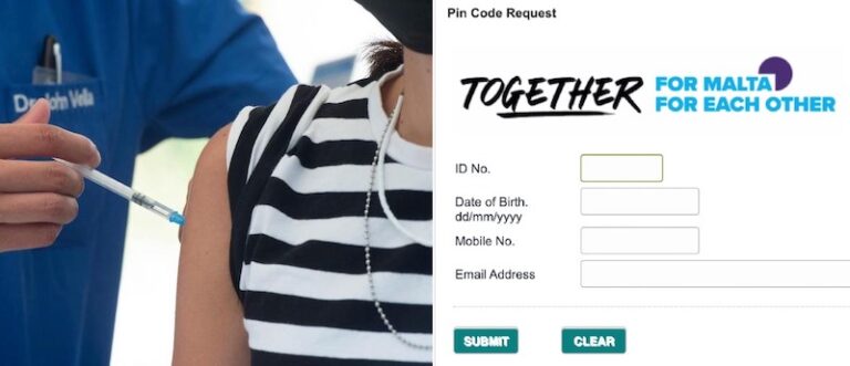 PIN code biex ikun jista’ jitniżżel iċ-ċertifikat tat-tfal