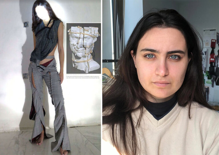 Stilista b’messaġġ b’saħħtu favur moda sostenibbli billi użat ħwejjeġ użati