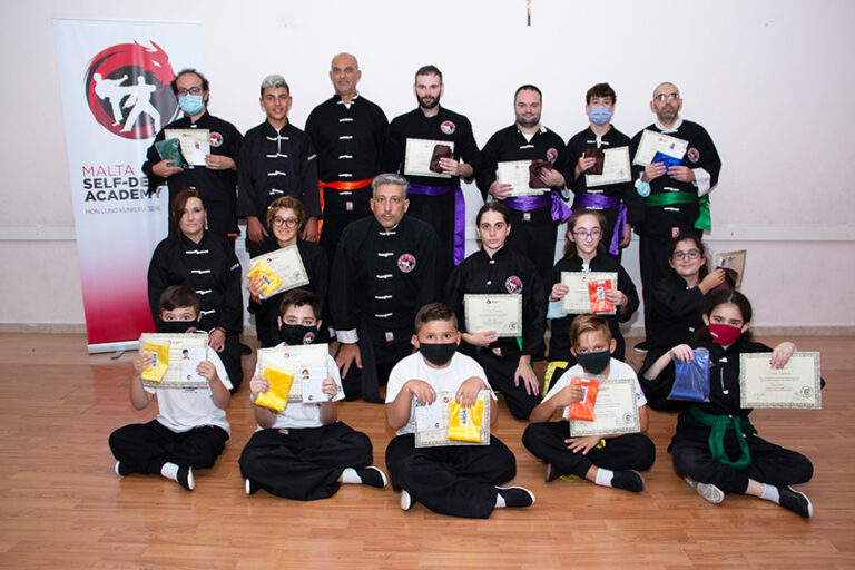 Kung-Fu Malta – Erba’ studenti ġodda fil-livell ta’ Brown Sash