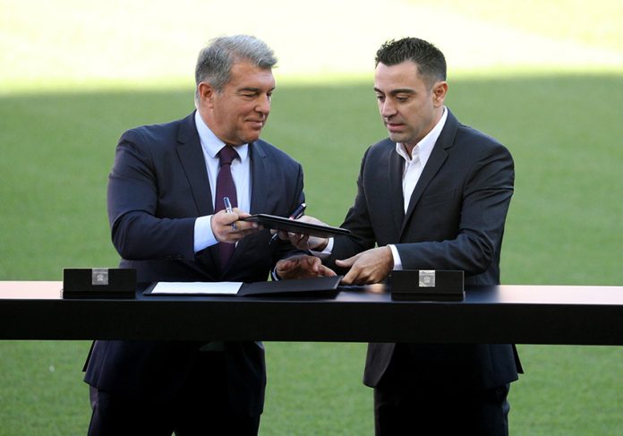 FC Barcelona unveil new coach Xavi