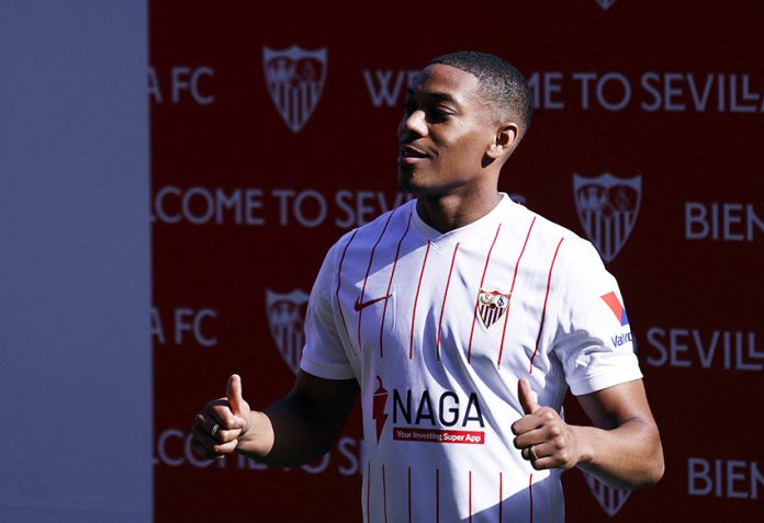 Anthony Martial signs for Sevilla on loan