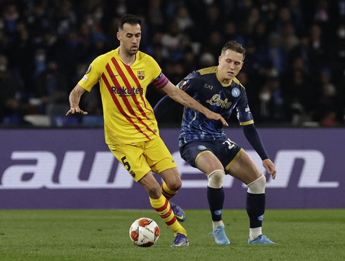 Europa League - Play Off Second Leg - Napoli v FC Barcelona