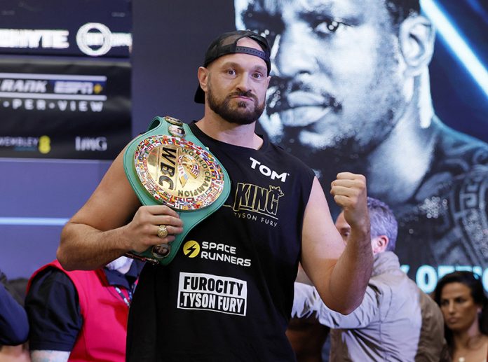 Tyson Fury v Dillian Whyte Weigh-In