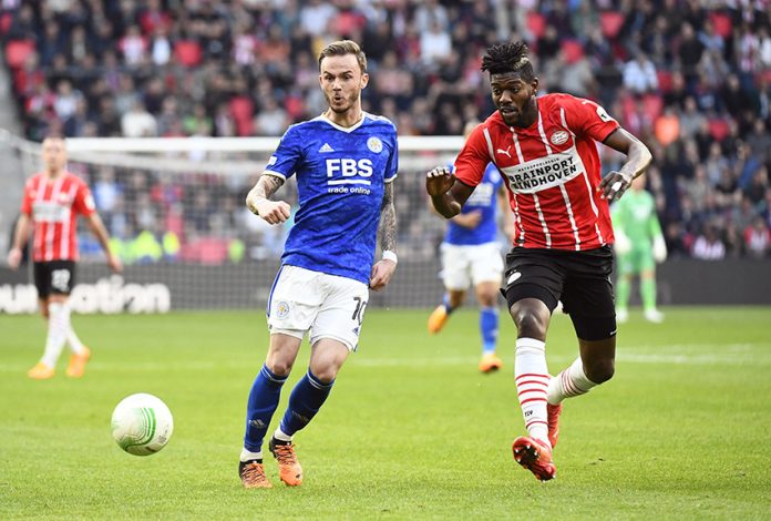 Europa Conference League - Quarter Final - Second Leg - PSV Eindhoven v Leicester City
