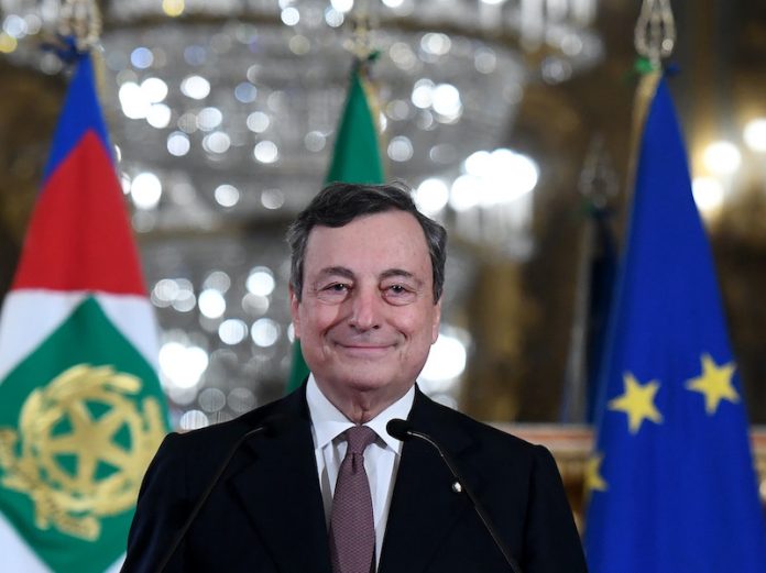 Italy's Prime Minister-designate Mario Draghi Meets President As Government Takes Shape