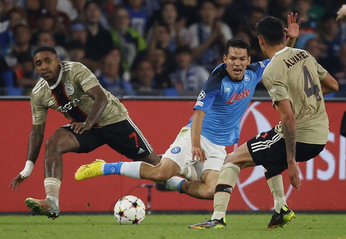 Champions League - Group A - Napoli v Ajax Amsterdam