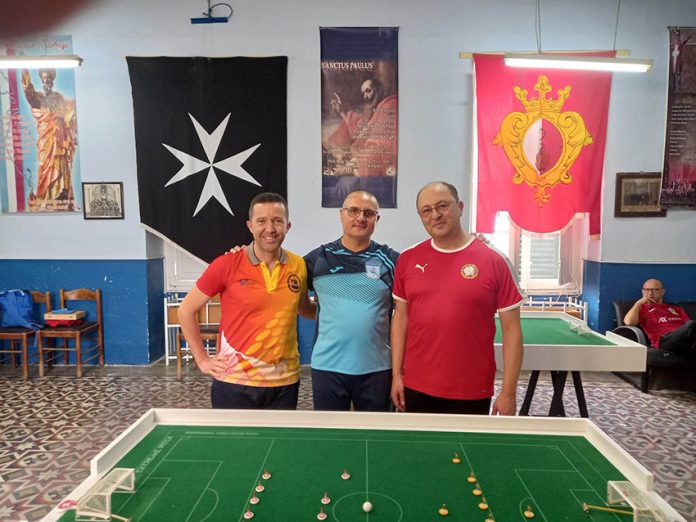 Veterans Final Cremona on right and Chetcuti Dimech on right