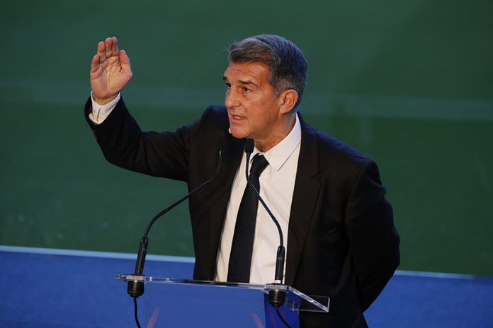 Joan Laporta, inauguration ceremony of the presidency of FC Barcelona