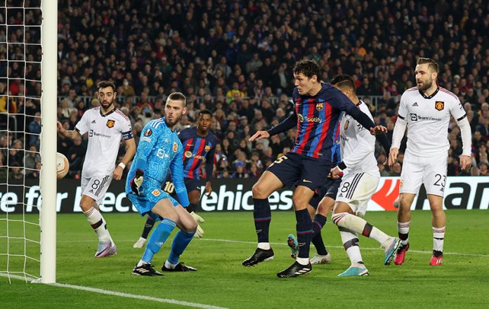 Europa League - Play-Off First Leg - FC Barcelona v Manchester United