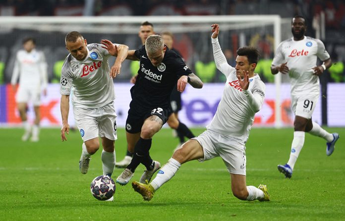 Champions League - Round of 16 First Leg - Eintracht Frankfurt v Napoli