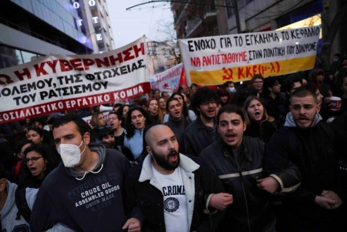 protesta greċja