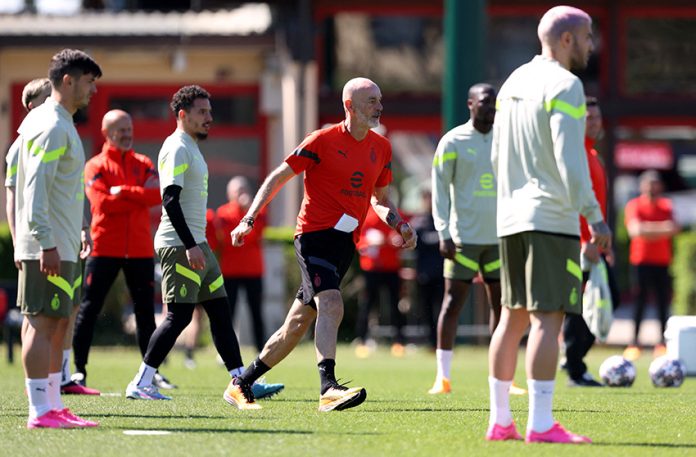 Champions League - AC Milan Training