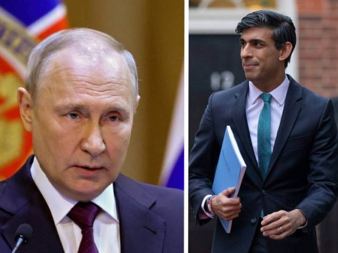 vladimir putin u rishi sunak
