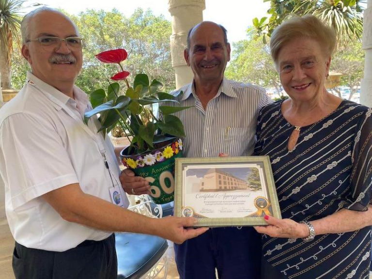 Koppja Maltija ġabret iktar minn €3,500 għal Puttinu fis-60 anniversarju tagħha