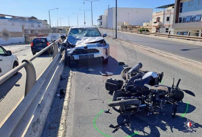 ħal qormi - bypass tal-imrieħel - inċident