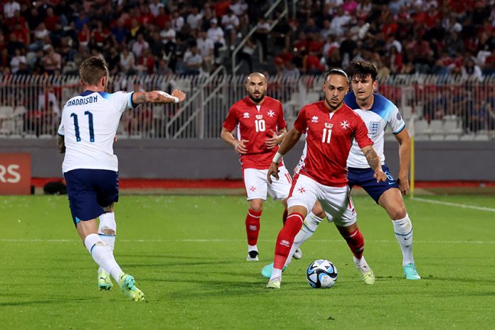 16 June 2023 Malta v England 0-4 - Teddy Teuma 10 - Jodi Felice Jones 11 - Harry Macguire