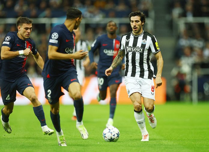 Champions League - Group F - Newcastle United v Paris St Germain