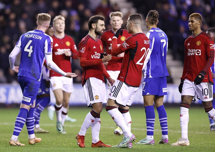 FA Cup - Third Round - Wigan Athletic v Manchester United
