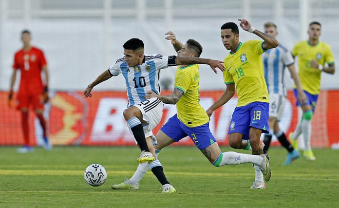 South America Olympics Qualifiers - Brazil v Argentina