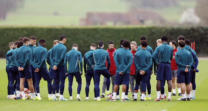 Champions League - Arsenal Training