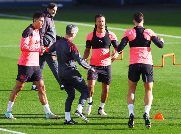 Champions League - Manchester City Training