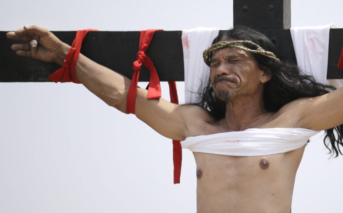 Philippines Crucifixion Reenactment