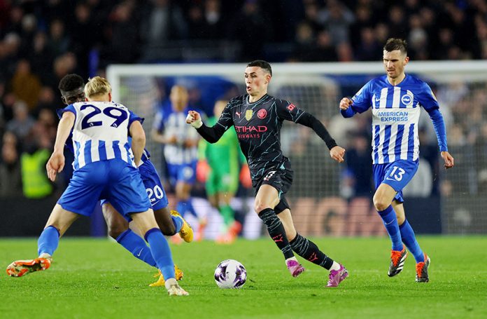Premier League - Brighton & Hove Albion v Manchester City