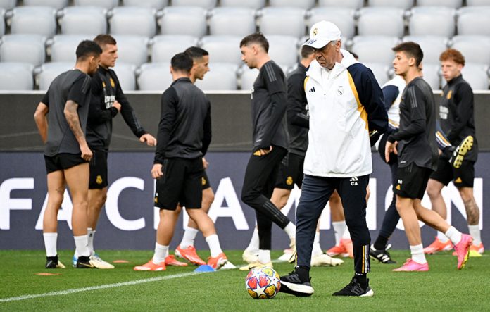 Champions League - Real Madrid training