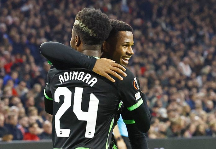 Europa League - Group B - Ajax Amsterdam v Brighton & Hove Albion