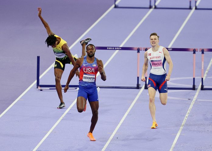 Athletics - Men's 400m Hurdles Final
