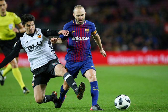 Spanish King's Cup Semi Final First Leg - FC Barcelona vs Valencia