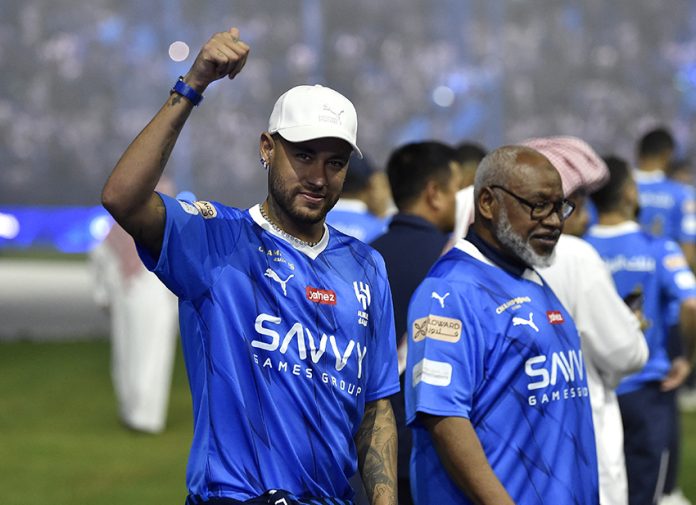 Saudi Pro League - Al Hilal celebrate winning the Saudi Pro League