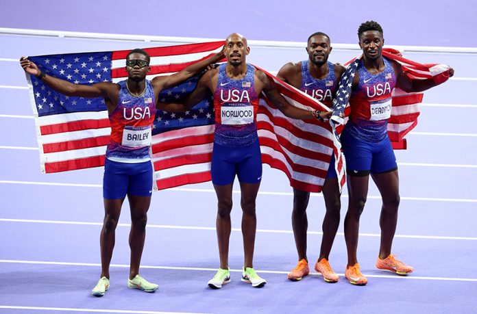 Athletics - Men's 4 x 400m Relay Final