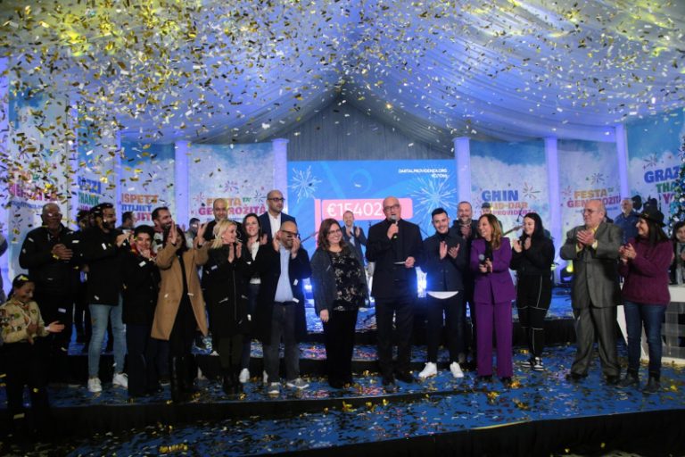 Festa ta’ Ġenerożità b’ġabra ta’ €1,540,278 b’risq id-Dar tal-Providenza