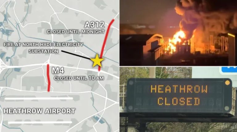 Titjiriet imħassar u djar bla dawl wara nirien li seħħu viċin l-ajruport ta’ Heathrow