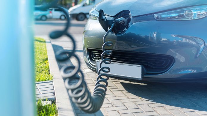 Charging electric car