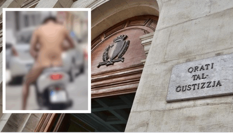 Ġermaniż immultat €1,200 talli saq il-mutur mingħajr ħewjjeġ fil-Pieta 