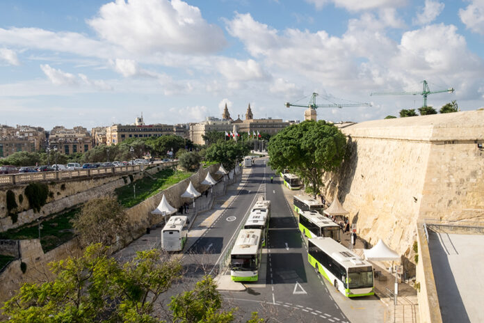 The public transport of Malta consists of buses. Their routes us