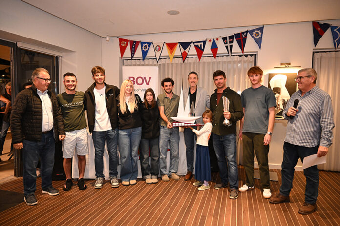 Calypso Crew Receiving the trophy