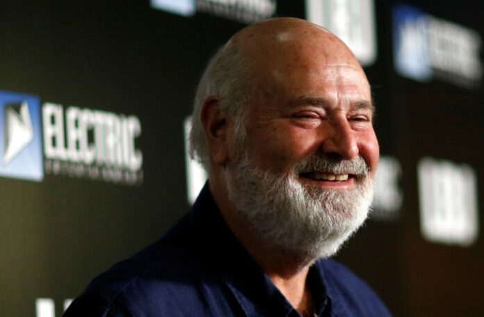Director Reiner poses at the premiere for "LBJ" in Los Angeles
