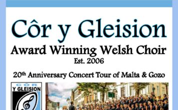 Il-Kor minn Walsh “Côr y Gleision” b’kunċert f’Għawdex