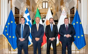 Il-Ministri għall-Intern ta’ Malta, l-Italja, Ċipru u l-Greċja jsaħħu l-koordinazzjoni reġjonali dwar il-immigrazzjoni irregolari