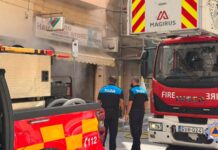 175,000 litru ta’ ilma ntużaw biex jintfew nirien f’ħanut taż-żebgħa fil-Gżira